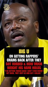 141K views · 957 reactions | "You like the 'Lost and Found' of #losangeles" #BigU speaks on his role in helping artists recover stolen chains, and how his name alone sometimes gets used to make things happen. #DrinkChamps #BigU #HipHopUncovered #FX #documentary | Drink Champs | Facebook