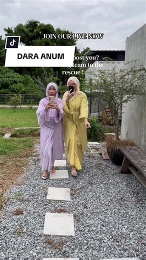 DARA ANUM — BAYU SERIES in code Iris purple & Buttercup yellow 💜💛 #darasaraya2026 #fyp #kebayakelepet