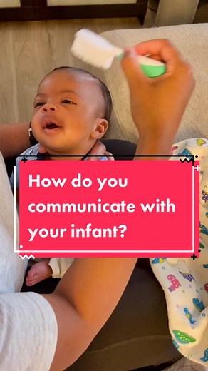Talking to your baby can promote language development. Any other ways to promote language dev.? #baby #babiesoftiktok #howto #happygrandparent