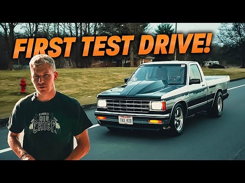 Driving my Twin Turbo S10 for the first time (Since Upgrades)