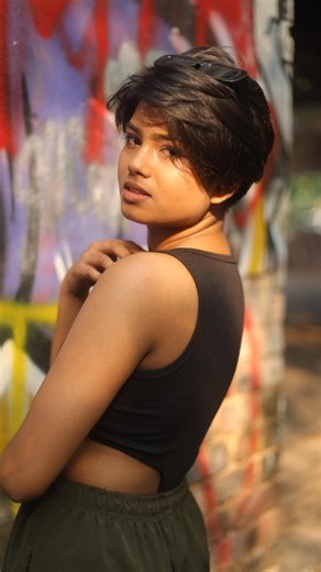 Shorthairgirls on Instagram: "This model is absolutely gorgeous, and her short hair style is everything - she's pulling it off like no one else! Looks like she's a natural fit for short hair, and what's more impressive is that she cut it herself. We're obsessed! #shorthairdontcare #longtoshort #hairtransformation #shorthairstyle #hairideas"