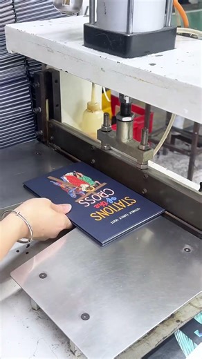 Groove Pressing Process on Hardcover Notebooks