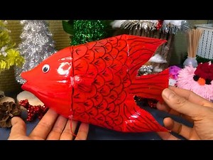 How to make a Fish from plastic bottle 🐡 Recycle plastic bottles Easy Crafts and Tips
