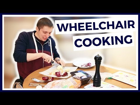 How to COOK and Prepare Food as a PARAPLEGIC WHEELCHAIR User (INACCESSIBLE KITCHEN)
