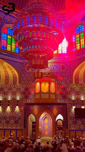 New interior view of Dargah Hazratbal 😱 #dargahhazratbal #dargahsharif #hazratbal #shorts #srinagar