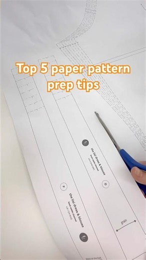 Paper pattern prep tips