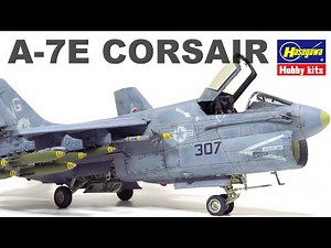 ResKit / Hasegawa A-7E CORSAIR II. Full Build. #scalemodel