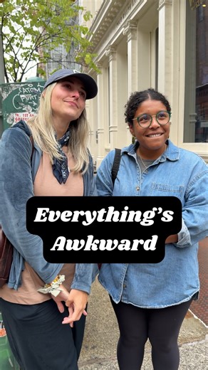 Besties NYC | That first bit of awkwardness before making a friend is totally normal, and often the first step toward connection. Destiny and Erica... | Instagram