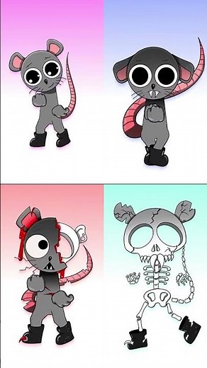 New Sprunki Rat Dance SYMBIOSIS Phases #sprunki #incredibox #incrediboxsprunki #italianbrainrot