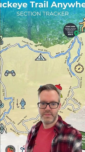 New Buckeye Trail Map! #hiking #buckeyetrail #ohio
