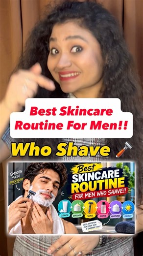 Best Skincare Routine For Men Who Shave!! #men #skincare #shave