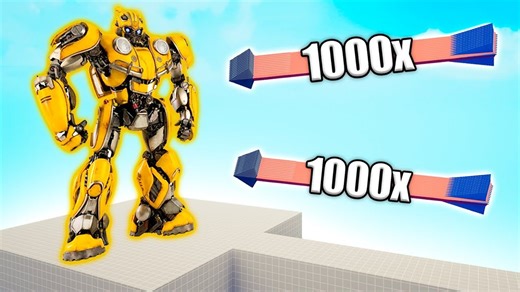 大黄蜂对抗 1000 多个超强单位 - TABS 完全精确的战斗模拟器 2025