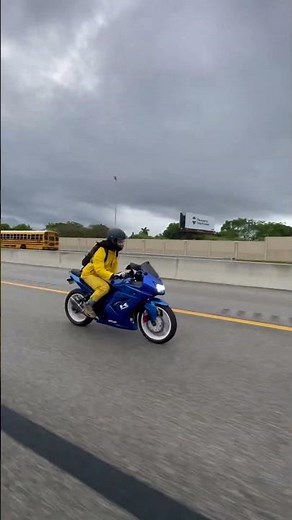 Rainy Day Resilience: Biker’s Gear in Action 🌧️🏍️