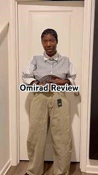 Try On: Khaki Barrel Leg Pants | Omirad