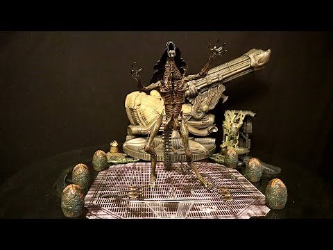 Neca Alien Resurrection Queen Alien Action Figure Review & Comparison Aliens