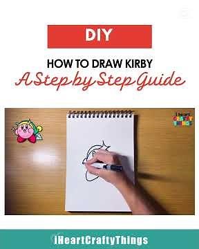 🎨 How to Draw Kirby - Step-by-Step Guide for Nintendo Fans! #howtodraw #drawingtutorial #artforkids