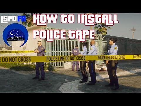 LSPDFR Tutorial Sept 2022 | How to install Police Tape |