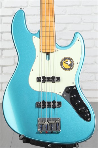 Sire Marcus Miller V7 2nd Generation Alder 4-string Fretless Electric Bass Guitar - Tide Pool