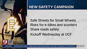 AAA to launch e-bike safety campaign in Central Florida