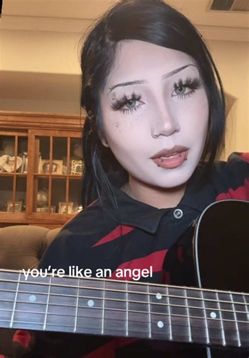 “LIKE AN ANGEL” acoustic 🖤🪽 hope u love it #fyp #jayroxxx #mexican | singing videos
