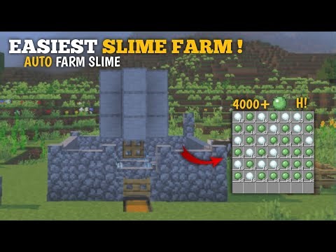 NEW 26.13 SLIME FARM in Minecraft Bedrock! (4500+ Slime Balls/H!)