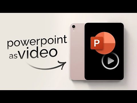 How to Record Powerpoint Presentation as Video with Face on iPad (tutorial)