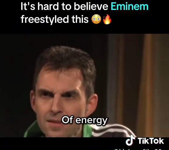 Eminem's rhyme patterns are something else 👀 Eminem recorded this freestyle during a session with Tim Westwood, a British radio DJ known for hosting interviews and freestyle performances with hip-hop artists. Westwood's radio programs and studio sessions became a well-known platform where rappers demonstrated lyrical ability outside of official releases. These sessions often feature artists performing over existing instrumentals or simple looped beats, allowing the focus to remain on rhyme stru