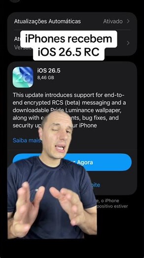 iPhone receives iOS 26.5 RC Release Candidate