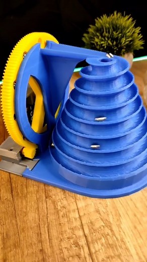 engineericly on Instagram: "Spiral Marble Machine - 3D Printed😎 Comment your ideas to 3D print Printed with @creality3d Ender 3 Pro Design: https://www.thingiverse.com/thing:987441 #3dprint #3dprinted #3dprinting #3dprinters #3dprints #3dprintinglife #3dprintable #3dprintedmodels #3dprintingideas #3dprinterworld #3dprintingcommunity #makerspace #trending #trendingnow #marble #marbles #fidget #fidgettoys #fidgetspinner #nervouse"