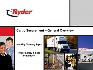 Cargo Securement – General Overview - SlideServe