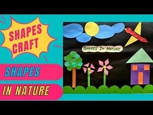 Concept of shape activities for kids/Activities for teaching basic nature shapes