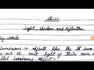 Class 6th light, shadow and reflection chapter 11 QUESTION ANSWERS full explaination Ncert Science