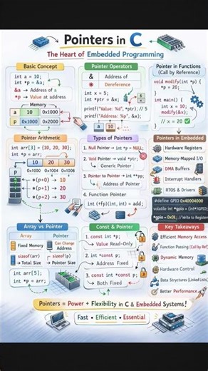 Pointers in C Explained in Seconds 🔥 | Easy Programming Trick #programming #cprogramming #pointers