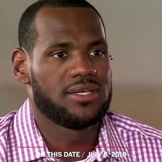 When LeBron James announced he was taking his talents to South Beach 🔥 #shorts