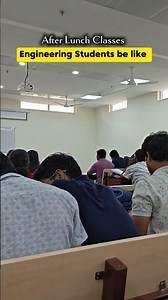 Engineering Students After Lunch Be Like 😴 #shorts #relatable #collegememе