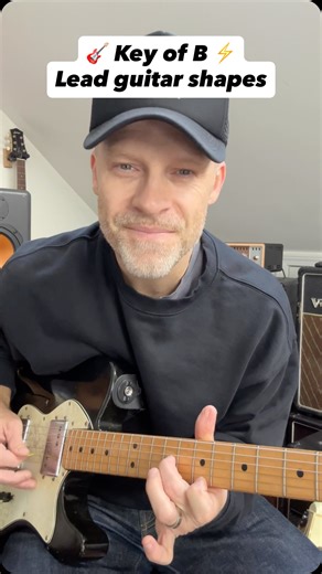Daniel Carson | 🎸 Mini Lesson - Key of B Lead Guitar ⚡️ Open string idea here to get you some open voicings and find new parts! #worship #worshipguitar... | Instagram