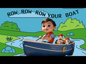 Row Row Row Your Boat | lively and playful remix song | Kidsjourney