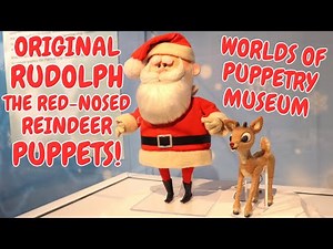 Rudolph the Red-Nosed Reindeer Puppets (1964) at Worlds of Puppetry Museum - Atlanta, GA