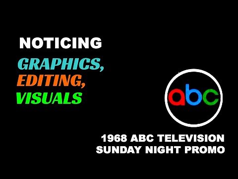Favorite TV IDs and promos: ABC Sunday Night Lineup 1968