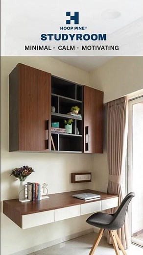 Elegant Study Unit Design | Modern Home Office by Hoop Pine