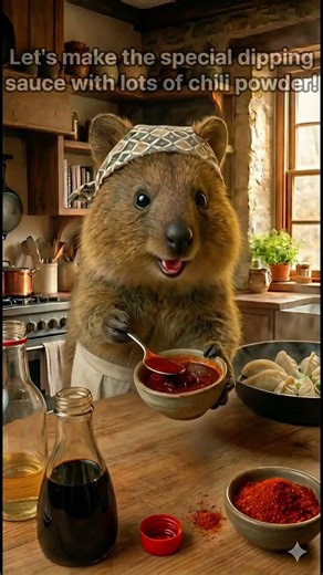 How to Make Crispy Snowflake Dumplings! 🐨🥟 Easy Recipe | Quokka Chef