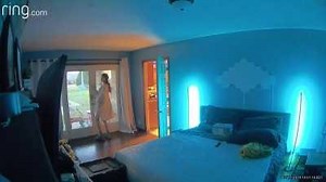 Letting the delivery guy touch me