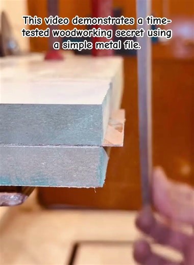 Mastering the Flush Edge: Pro Woodworking Hack for Laminate Trimming #WoodworkingHacks #shorts