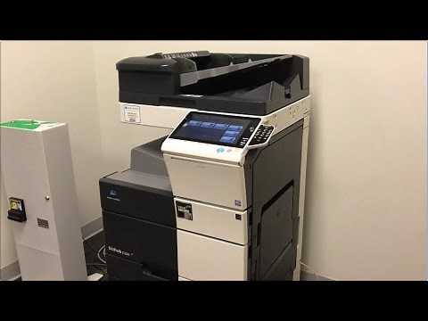 Konica Minolta bizhub C558 Multifunction Center Overview