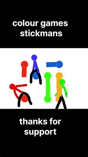 colour games stickman #alanbecker #stickman #stickmananimation #sticknodes #dc2 #stickmanvideo