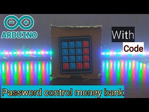 How to make a password control money bank with arduino