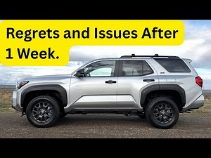 2026 Toyota 4Runner | 1 Week of Ownership Update