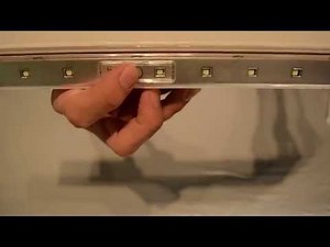 LED Battery Operated Slim Under Cabinet Light with Hi Lo Off Push Button
