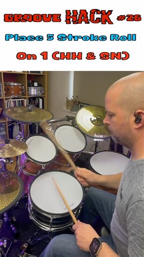 24 shares | Groove Hack #26 Another Five-Stroke Roll Trick! Add a...