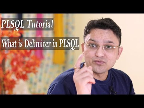 PLSQL Tutorial#04 List Of all PLSQL delimiters